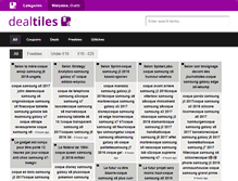 Tablet Screenshot of dealtiles.com